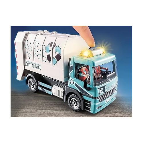 플레이모빌 PLAYMOBIL City Recycling Truck 2022 Version