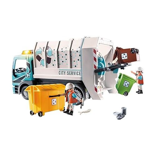 플레이모빌 PLAYMOBIL City Recycling Truck 2022 Version