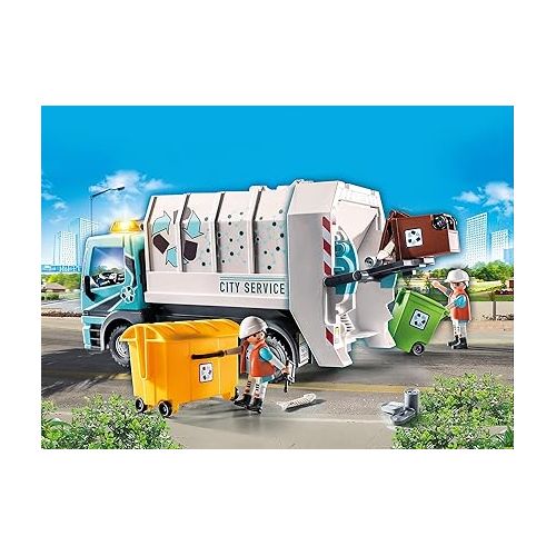 플레이모빌 PLAYMOBIL City Recycling Truck 2022 Version