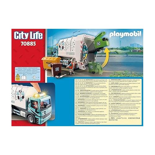 플레이모빌 PLAYMOBIL City Recycling Truck 2022 Version