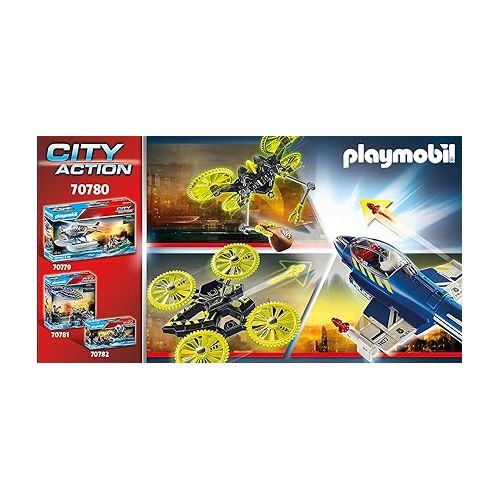 플레이모빌 Playmobil Police Jet with Drone