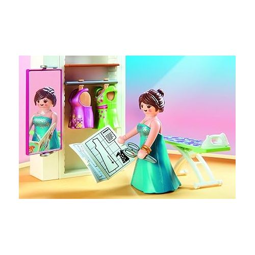 플레이모빌 Playmobil Bedroom with Sewing Corner Furniture Pack