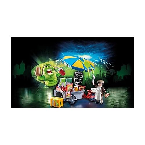 플레이모빌 Playmobil Ghostbusters Slimer with Hot Dog Stand