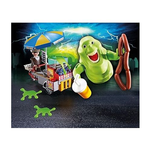 플레이모빌 Playmobil Ghostbusters Slimer with Hot Dog Stand