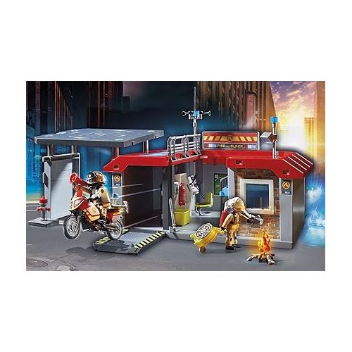 플레이모빌 Playmobil Fire Station