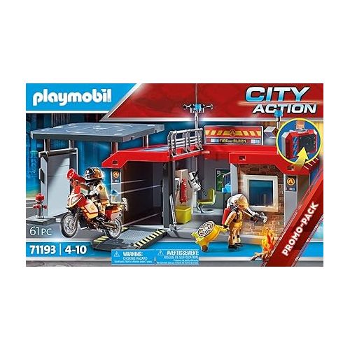 플레이모빌 Playmobil Fire Station