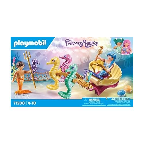 플레이모빌 Playmobil Mermaid Seahorse Carriage