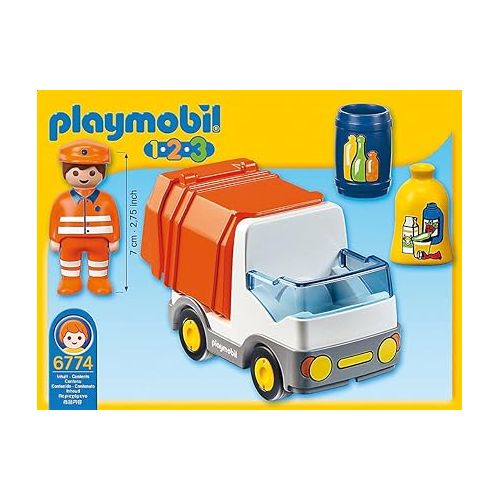 플레이모빌 Playmobil 1.2.3 Recycling Truck