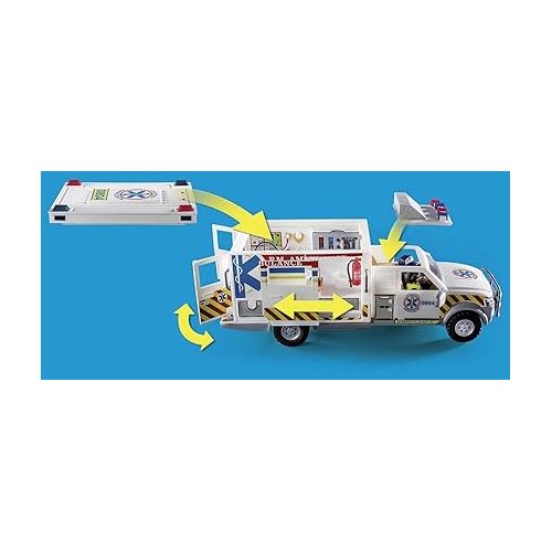 플레이모빌 Playmobil Rescue Vehicles: Ambulance with Lights and Sound