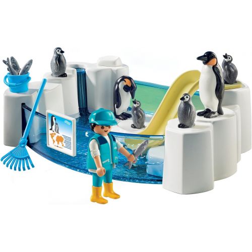플레이모빌 [아마존베스트]Playmobil Penguin Enclosure Building Set
