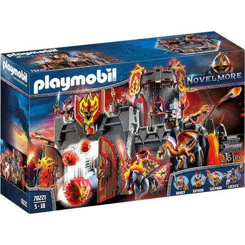 플레이모빌 [아마존 핫딜] [아마존핫딜]Playmobil 70221 NOVELMORE Festung der Burnham Raiders, ab 8 Jahren, bunt, one Size