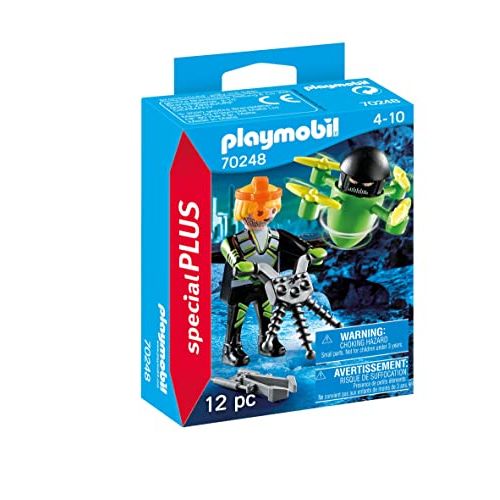 플레이모빌 Playmobil Agnet with Drone 70248 Figures Plus Set