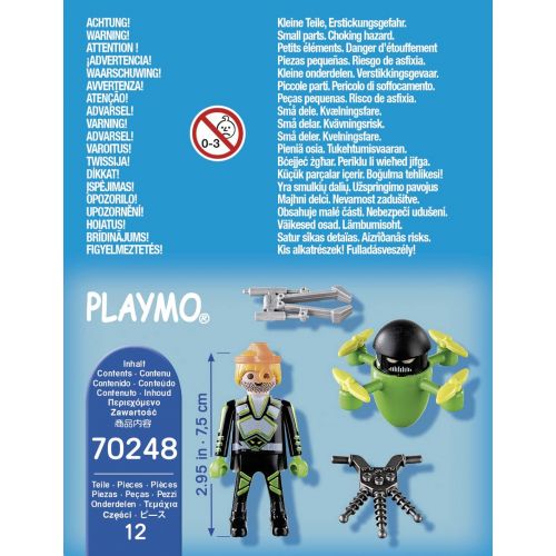 플레이모빌 Playmobil Agnet with Drone 70248 Figures Plus Set