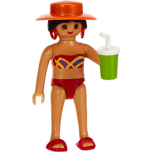 플레이모빌 PLAYMOBIL Sunbather with Lunge Chair 70300 Plus Figur Package Special Set