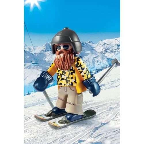 플레이모빌 PLAYMOBIL Skier with Poles Building Set