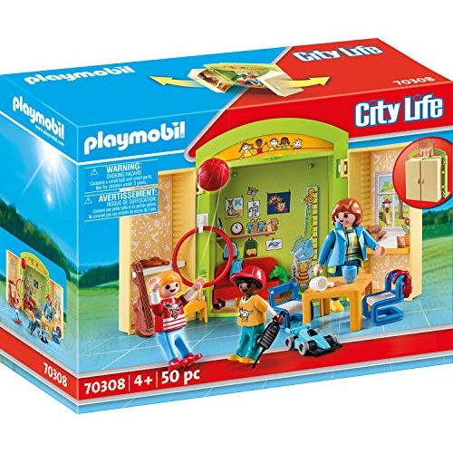 플레이모빌 Playmobil Childen Playground Set 70308 City Life Figurbox - Starterpack