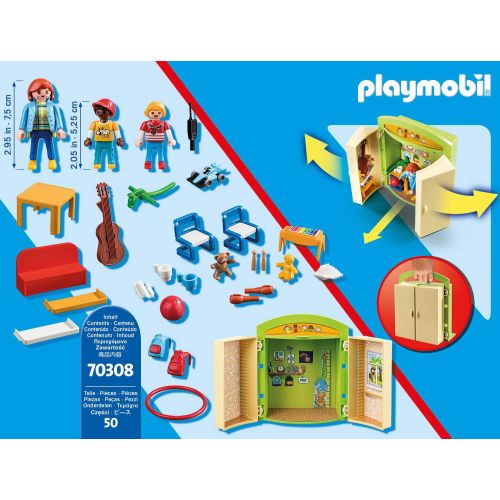 플레이모빌 Playmobil Childen Playground Set 70308 City Life Figurbox - Starterpack