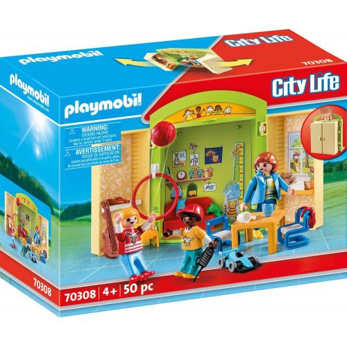 플레이모빌 Playmobil Childen Playground Set 70308 City Life Figurbox - Starterpack