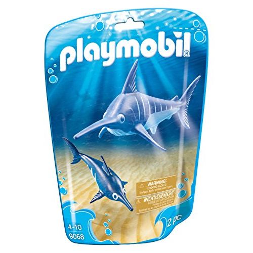 플레이모빌 PLAYMOBIL Swordfish with Baby Building Set