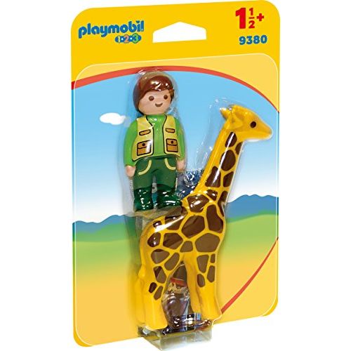 플레이모빌 Playmobil 9380 1.2.3 Zookeeper with Giraffe