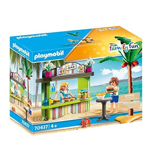 플레이모빌 PLAYMOBIL Beach Snack Bar 70437 Beach Hotel Summertime