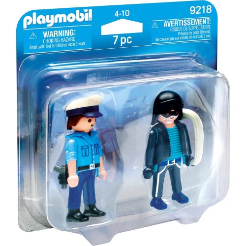 플레이모빌 Playmobil Policeman & Burglar Building Set