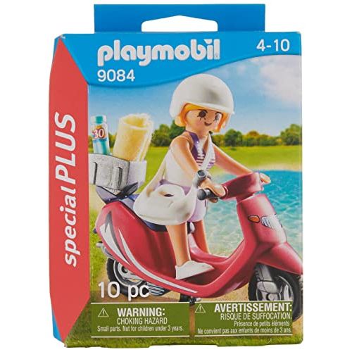 플레이모빌 PLAYMOBIL Beachgoer with Scooter Building Set