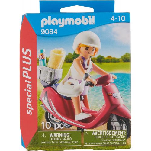 플레이모빌 PLAYMOBIL Beachgoer with Scooter Building Set