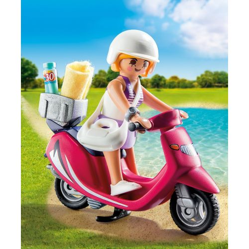 플레이모빌 PLAYMOBIL Beachgoer with Scooter Building Set