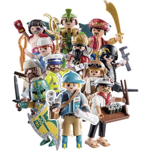 플레이모빌 Playmobil 9332 Mystery Figures Boys Series 13 Case, Multi