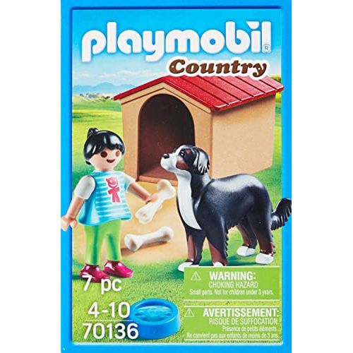 플레이모빌 PLAYMOBIL 70136 Dog with Doghouse - New 2019