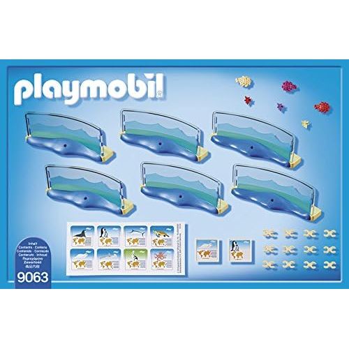 플레이모빌 PLAYMOBIL Aquarium Enclosure Building Sete