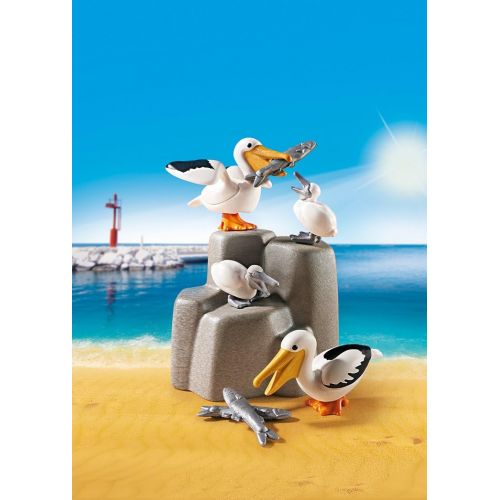 플레이모빌 Playmobil Pelican Family Building Set