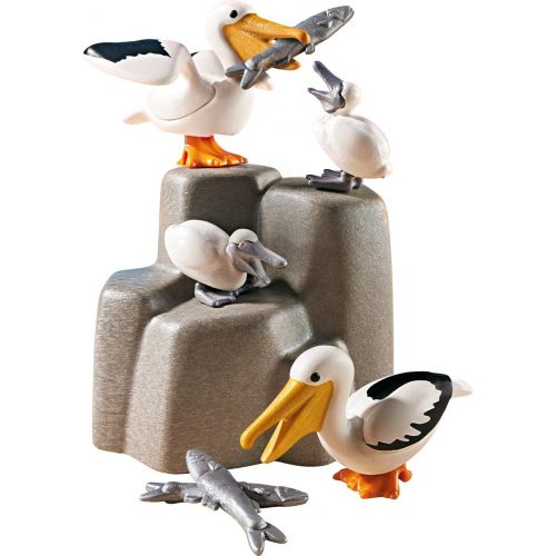 플레이모빌 Playmobil Pelican Family Building Set