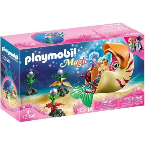 플레이모빌 PLAYMOBIL Mermaid with Sea Snail Gondola