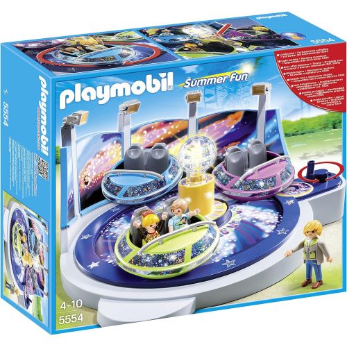 플레이모빌 PLAYMOBIL Spinning Spaceship Ride with Lights