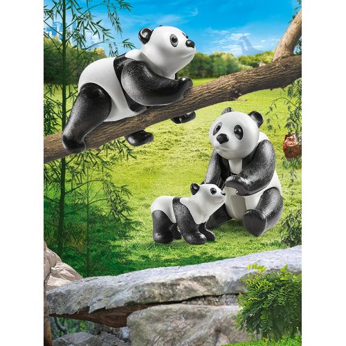 플레이모빌 PLAYMOBIL 70353 - 2 Pandas with Baby, from 4 Years.