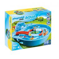 PLAYMOBIL 1 2 3 Aqua Splish Splash Water Park Playset 70267