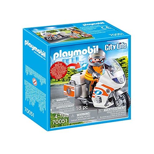 플레이모빌 Playmobil Emergency Motorbike