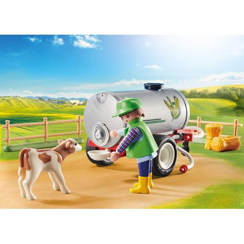 플레이모빌 PLAYMOBIL Loading Tractor with Water Tank 70367 Country Living