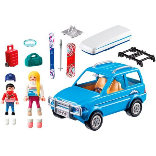 플레이모빌 PLAYMOBIL Winter SUV Building Set