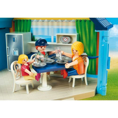 플레이모빌 Playmobil 70219 My Funpark Take Along Vacation - Fun Park Summerhouse Family Take Along Playbox Set House Rare