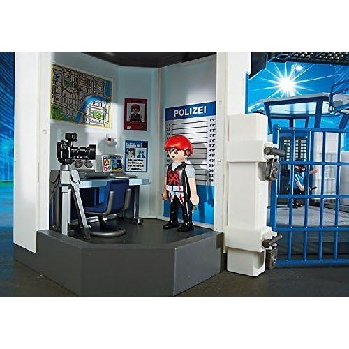 플레이모빌 PLAYMOBIL 6872 Police Command Center with Prison