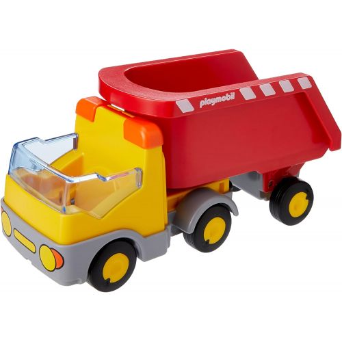 플레이모빌 Playmobil 70126 1.2.3 Dump Truck for Children 18 Months+