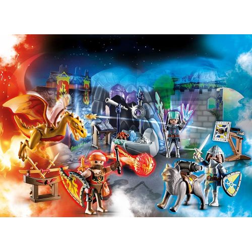 플레이모빌 Playmobil Advent Calendar - Battle for The Magic Stone, one Size