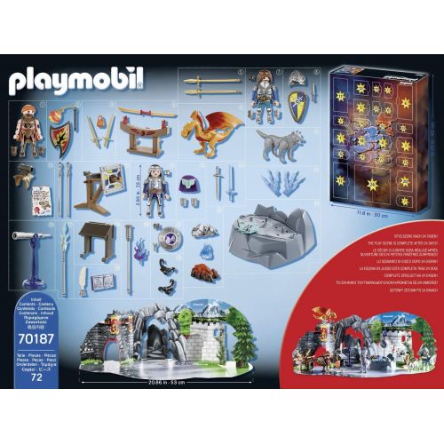 플레이모빌 Playmobil Advent Calendar - Battle for The Magic Stone, one Size