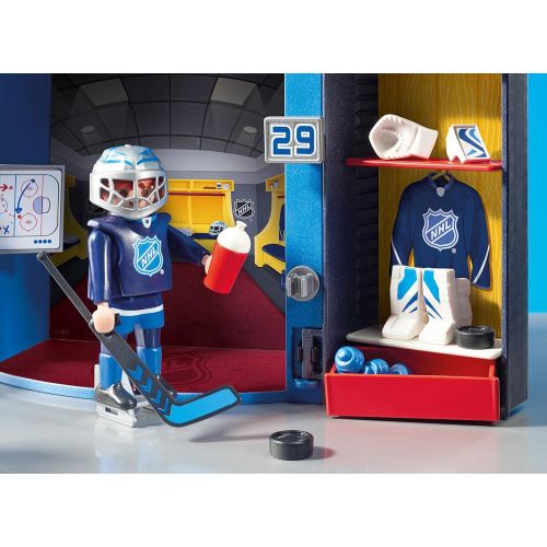 플레이모빌 PLAYMOBIL NHL Locker Room Play Box