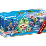 Playmobil 70368 Magic Korallen-Lounge der Meerjungfrauen Game Set, with Light Effect and collectable Beads