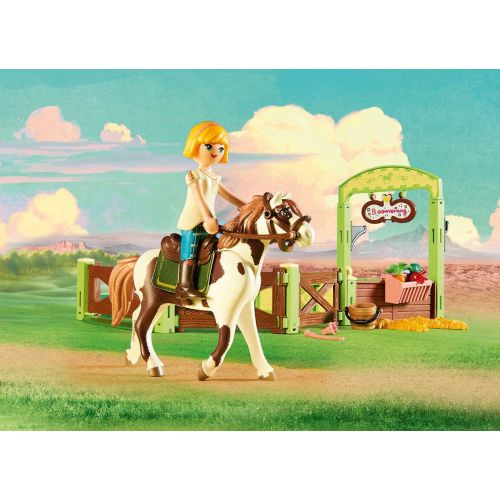 플레이모빌 PLAYMOBIL Spirit Riding Free Abigail & Boomerang with Horse Stall