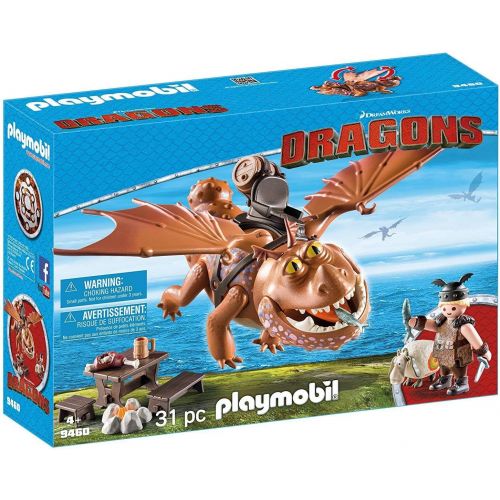 플레이모빌 PLAYMOBIL How to Train Your Dragon Fishlegs & Meatlug